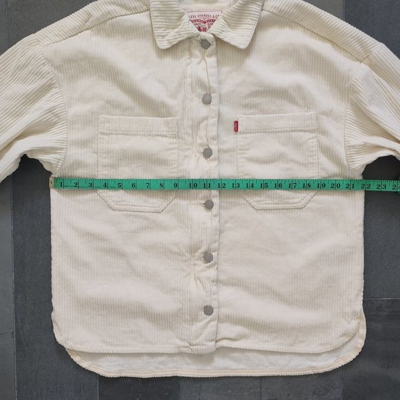 NWOT Levi's Women's Zip-Front Oversized Corduroy Shacket - S - 100% cotton - Picture 11 of 12